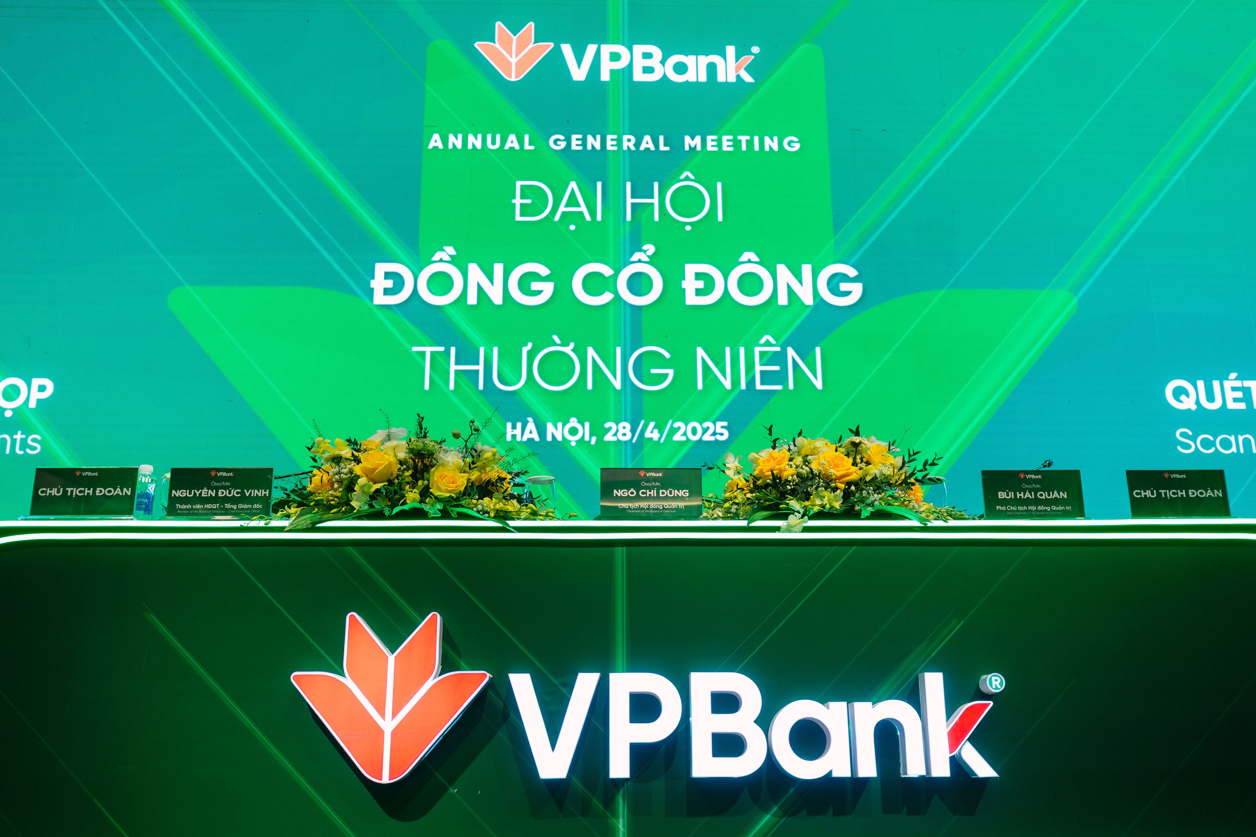 ĐẠI HỘI ĐỒNG CỔ ĐÔNG THƯỜNG VPBANK